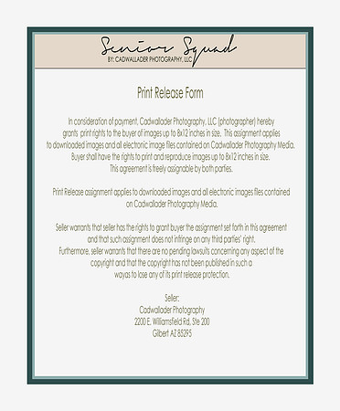 Print Release Form